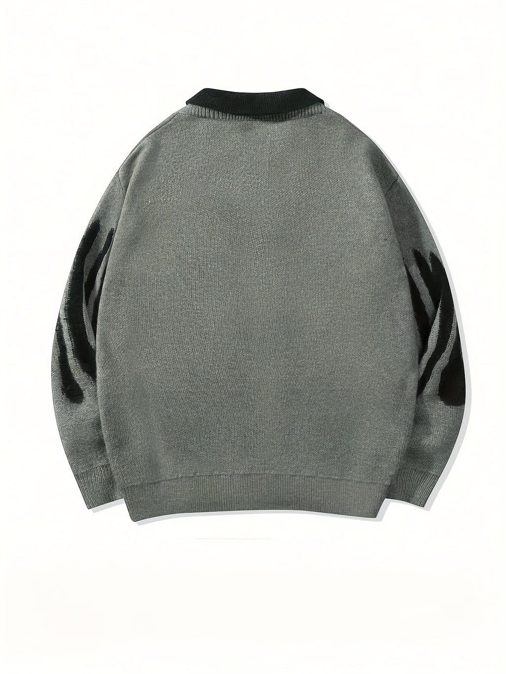 Suéter Casual de Hombre – Estilo College, Oversize