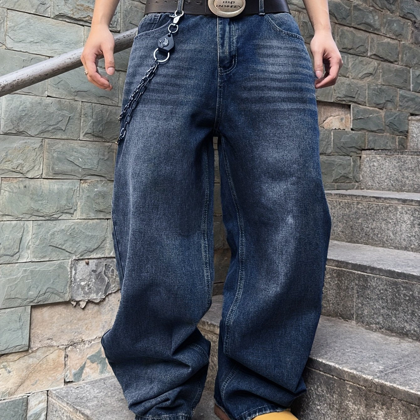 Vaqueros Urbanos de Corte Holgado – Denim Azul