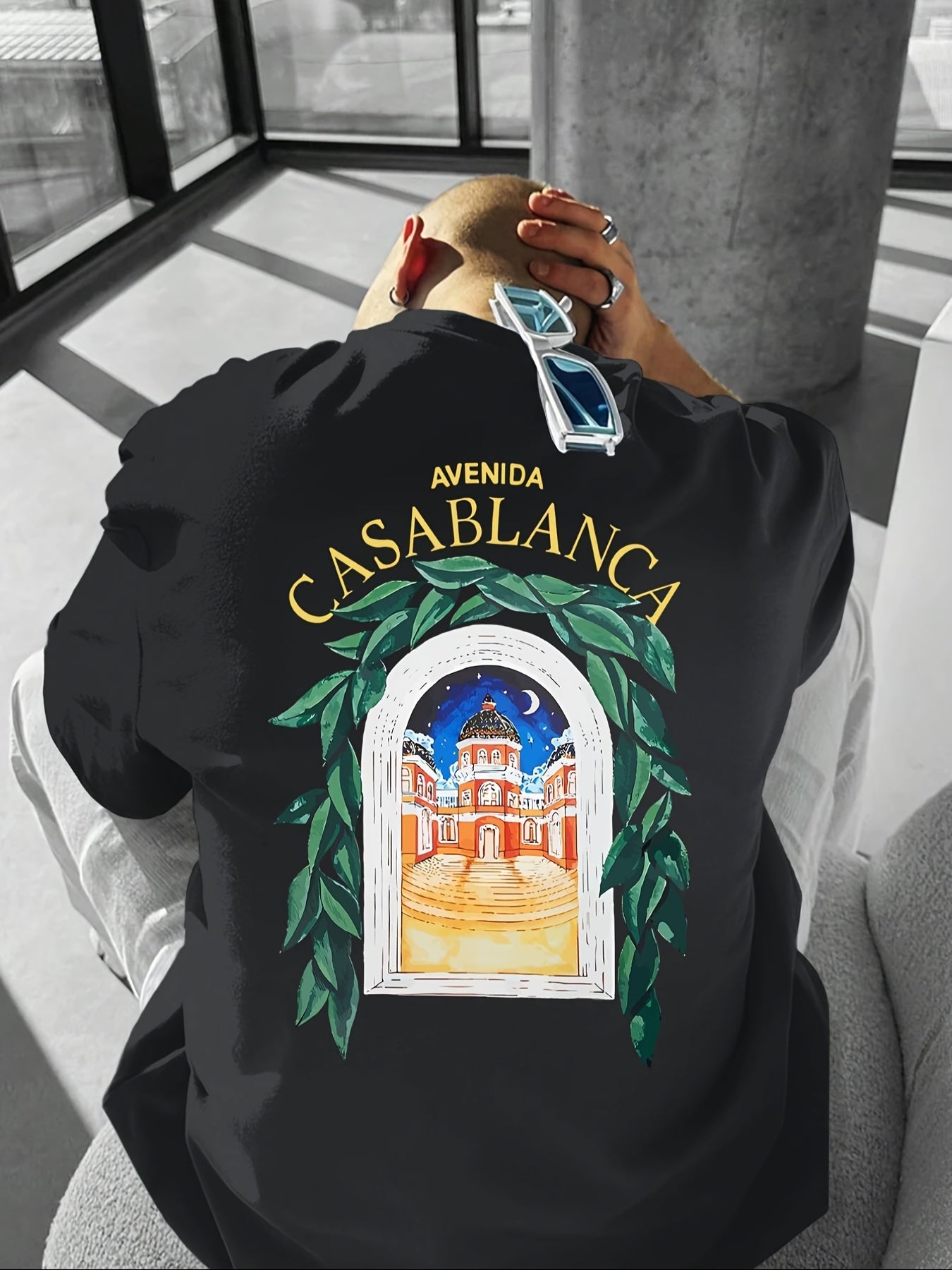 Camiseta Casablanca – Hombre, Casual y Vintage