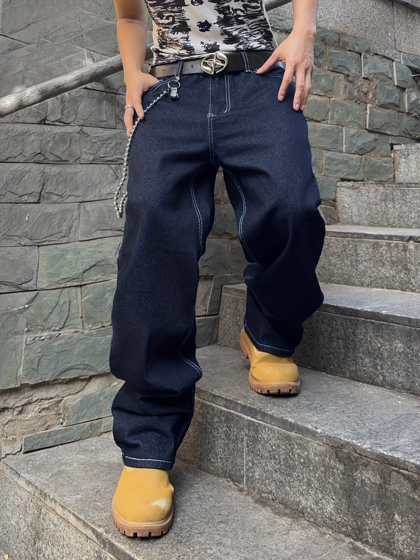 Pantalones Anchos Vintage – Estilo Streetwear Retro