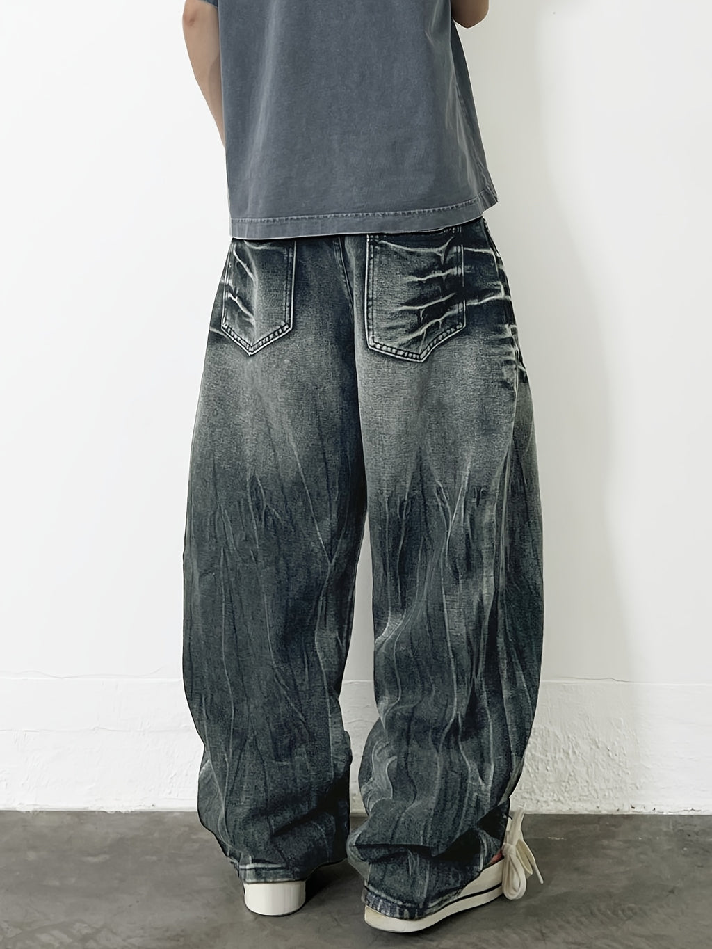 Vaqueros Anchos Relámpago – Estilo Retro Americano