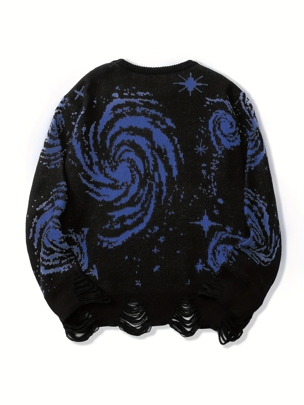 Suéter Galaxy – Hombre, Punto Casual, Cuello Redondo