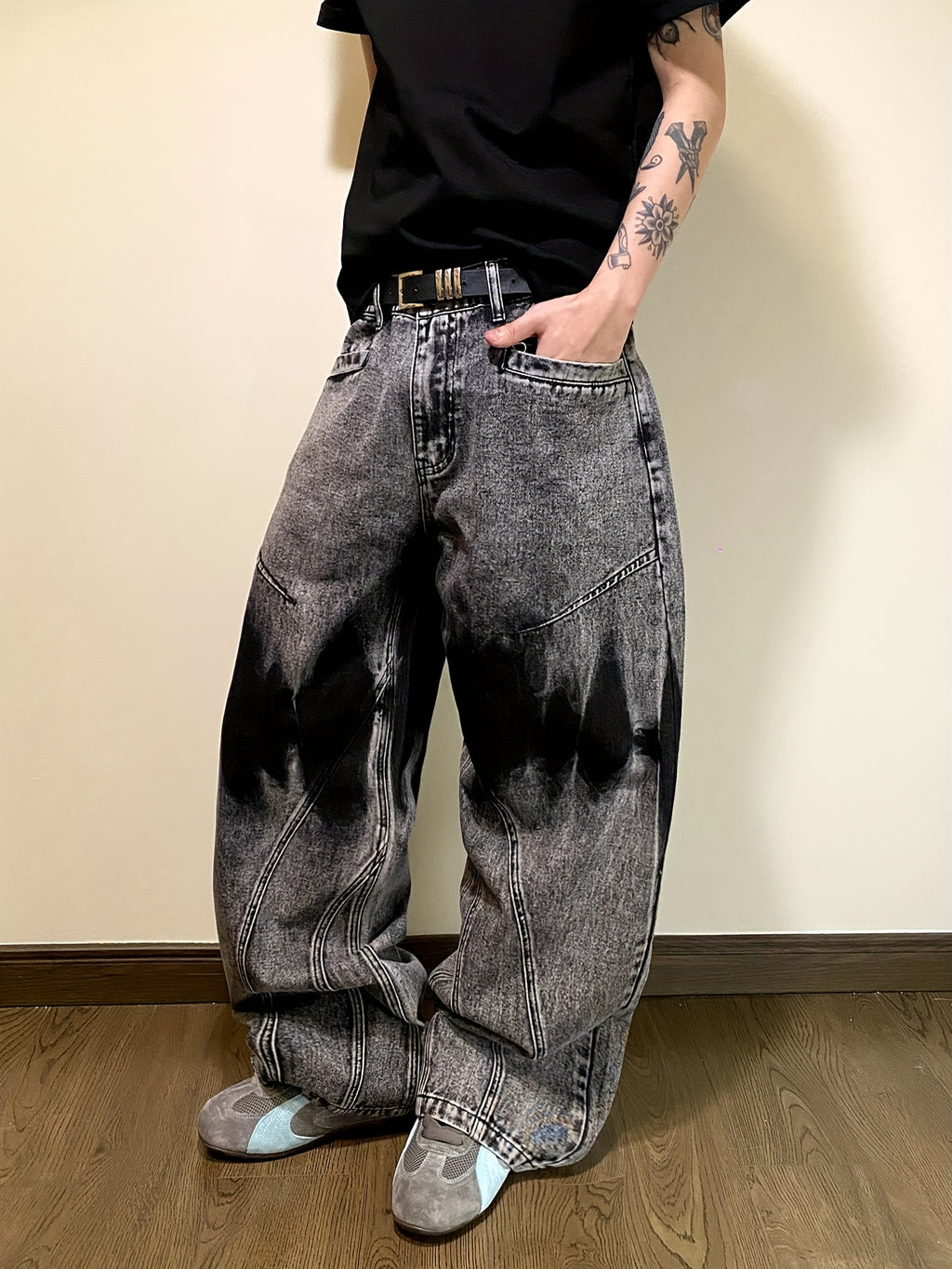 Vaqueros Urbanos Desgastados – Corte Holgado