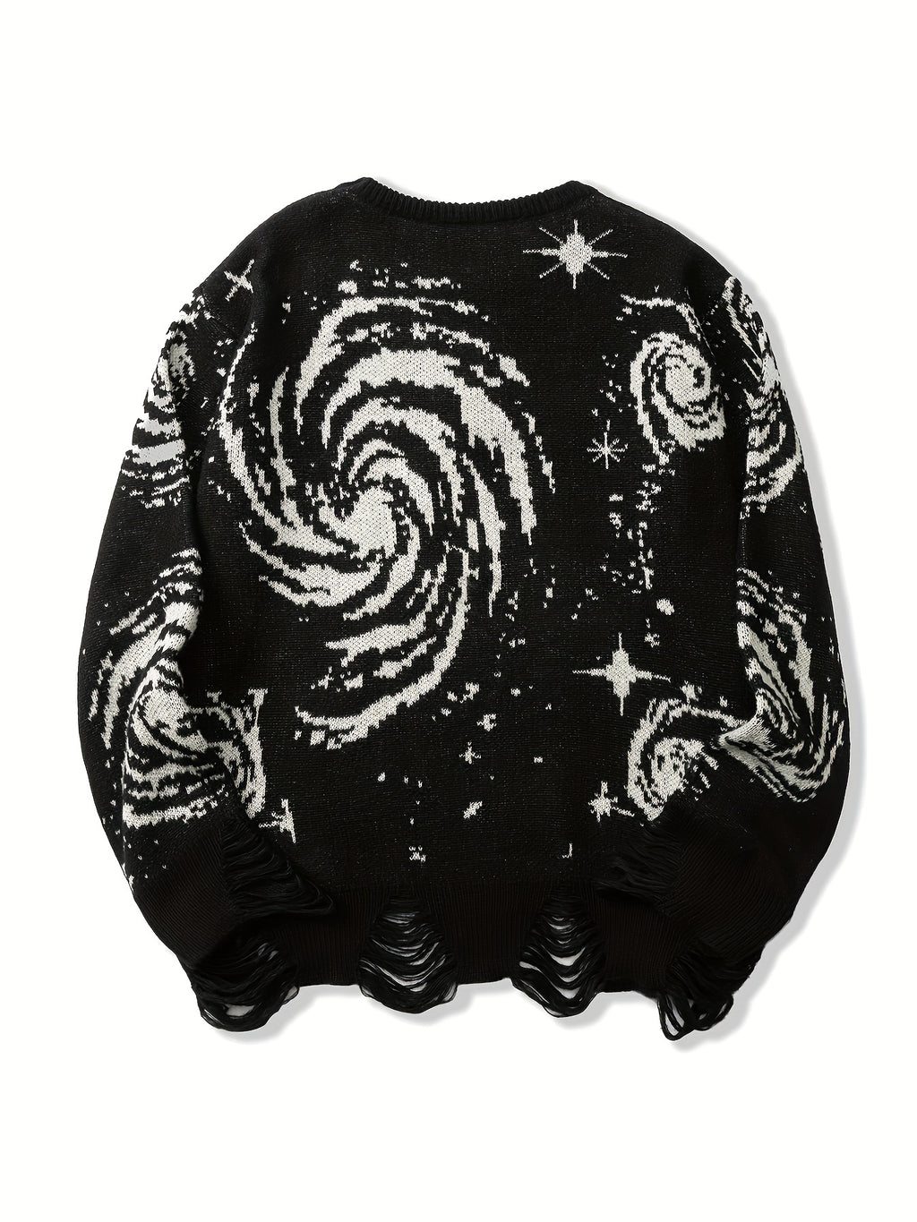 Suéter Galaxy – Hombre, Punto Casual, Cuello Redondo