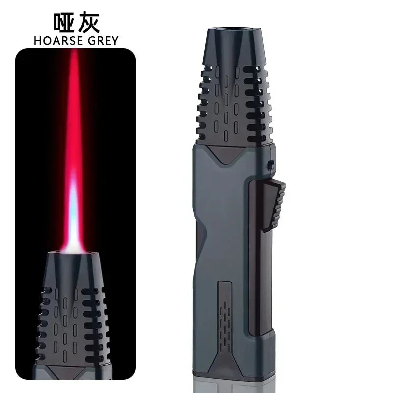 New Hot New Outdoor Windproof Turbo Torch Gas Lighter 360 ° Use Red Flame Jet Lighter Welding Gun Jewelry Welding Cigar Lighter