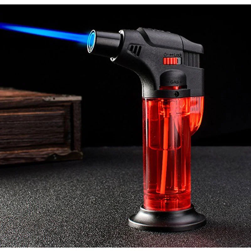 Welding Torch Lighters Windproof Lighter Butane Gas Lighter Smoke Cigar Accessories Outdoor Grilling Tools 2024 New Jet Ignition