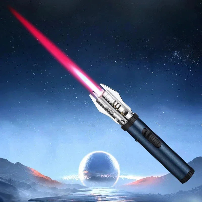 New Hot New Outdoor Windproof Turbo Torch Gas Lighter 360 ° Use Red Flame Jet Lighter Welding Gun Jewelry Welding Cigar Lighter