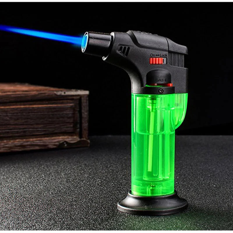 Welding Torch Lighters Windproof Lighter Butane Gas Lighter Smoke Cigar Accessories Outdoor Grilling Tools 2024 New Jet Ignition