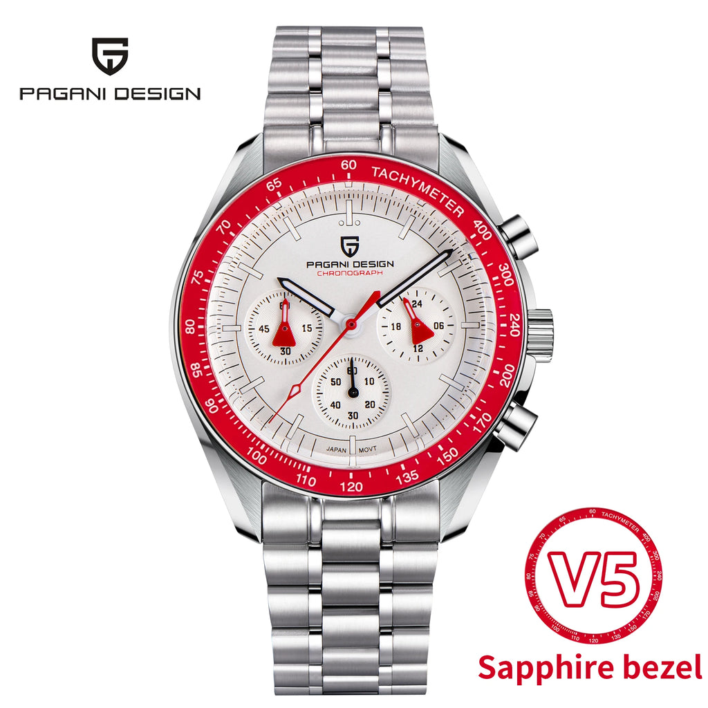 2025 New PAGANI DESIGN Tribute to CK2998 Moon Watch Retro Luxury Quartz Watches For Men Stainless steel Sport Chronograph Man