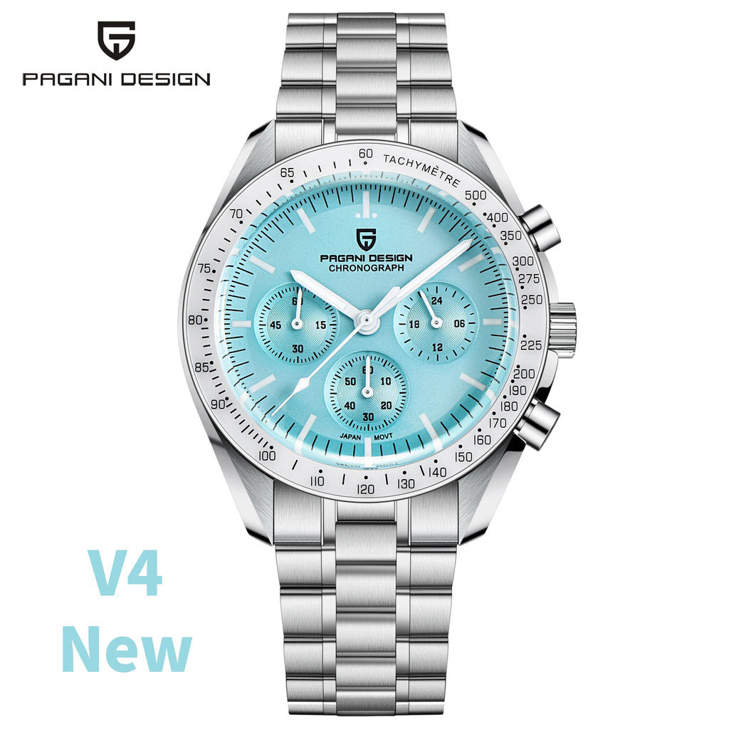 2025 New PAGANI DESIGN Tribute to CK2998 Moon Watch Retro Luxury Quartz Watches For Men Stainless steel Sport Chronograph Man