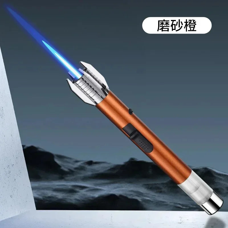 New Hot New Outdoor Windproof Turbo Torch Gas Lighter 360 ° Use Red Flame Jet Lighter Welding Gun Jewelry Welding Cigar Lighter