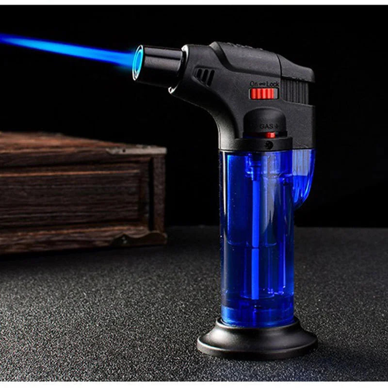 Welding Torch Lighters Windproof Lighter Butane Gas Lighter Smoke Cigar Accessories Outdoor Grilling Tools 2024 New Jet Ignition