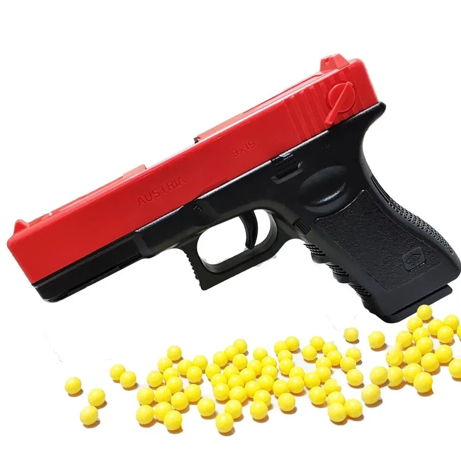 Manual Loading Pistol G17 Soft Bullets  Foam Handgun Airsoft  Toys Gun CS Shooting Games Weapons Outdoor Sports Gift for Boys