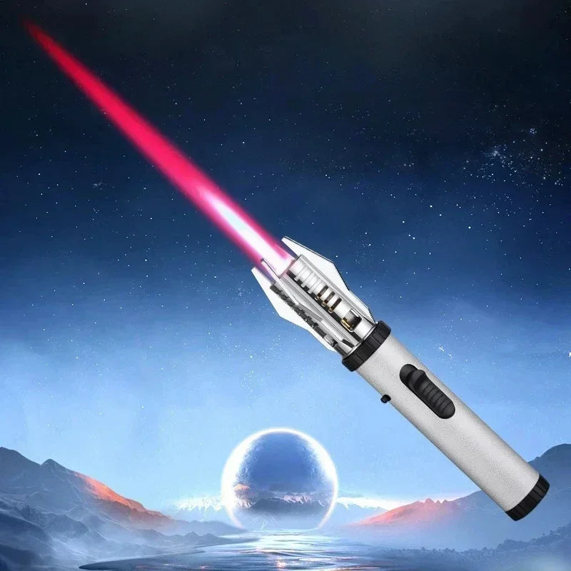 New Hot New Outdoor Windproof Turbo Torch Gas Lighter 360 ° Use Red Flame Jet Lighter Welding Gun Jewelry Welding Cigar Lighter