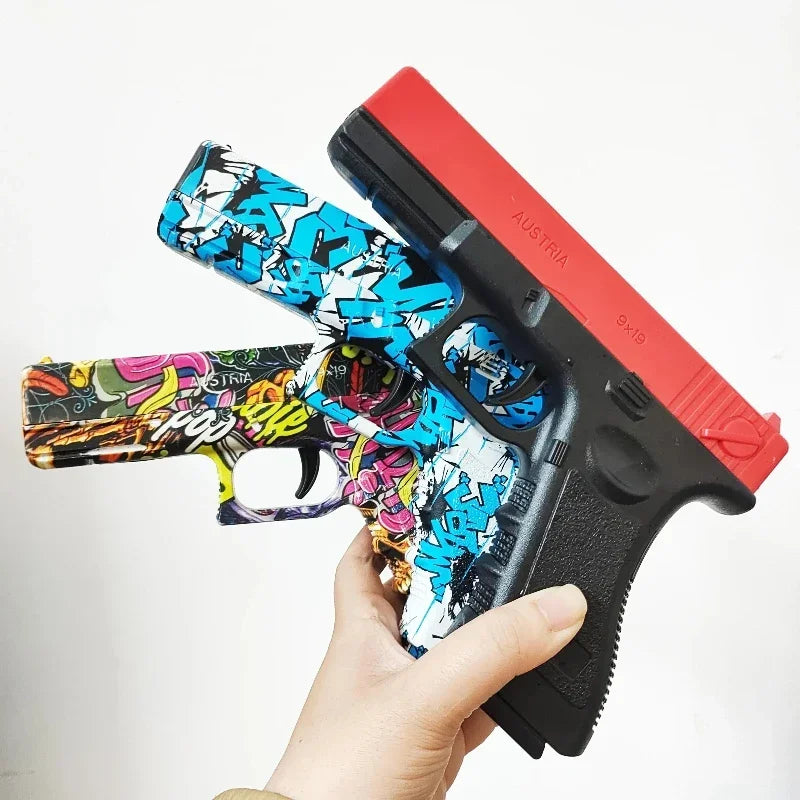 Manual Loading Pistol G17 Soft Bullets  Foam Handgun Airsoft  Toys Gun CS Shooting Games Weapons Outdoor Sports Gift for Boys