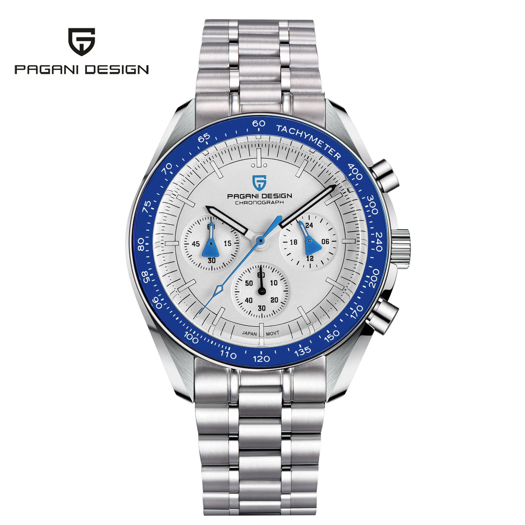 2025 New PAGANI DESIGN Tribute to CK2998 Moon Watch Retro Luxury Quartz Watches For Men Stainless steel Sport Chronograph Man