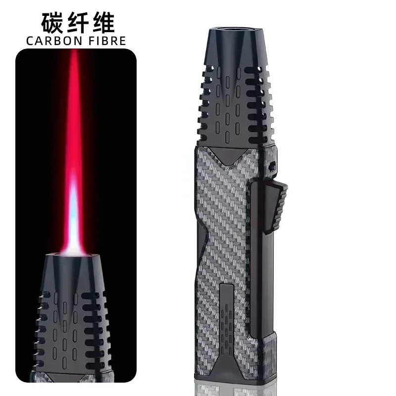 New Hot New Outdoor Windproof Turbo Torch Gas Lighter 360 ° Use Red Flame Jet Lighter Welding Gun Jewelry Welding Cigar Lighter
