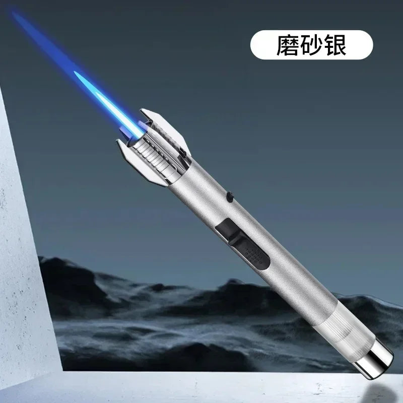 New Hot New Outdoor Windproof Turbo Torch Gas Lighter 360 ° Use Red Flame Jet Lighter Welding Gun Jewelry Welding Cigar Lighter