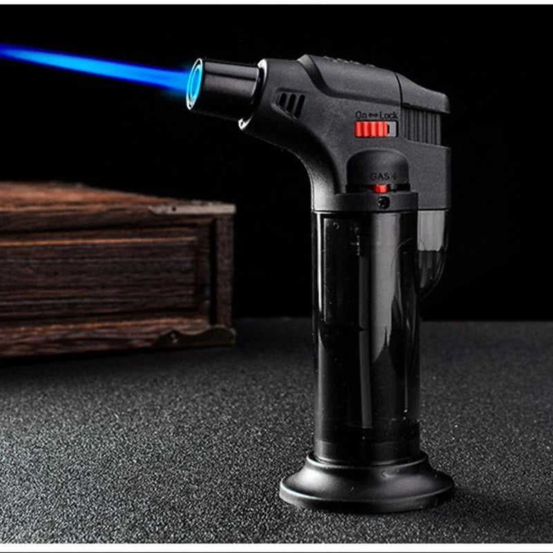 Welding Torch Lighters Windproof Lighter Butane Gas Lighter Smoke Cigar Accessories Outdoor Grilling Tools 2024 New Jet Ignition