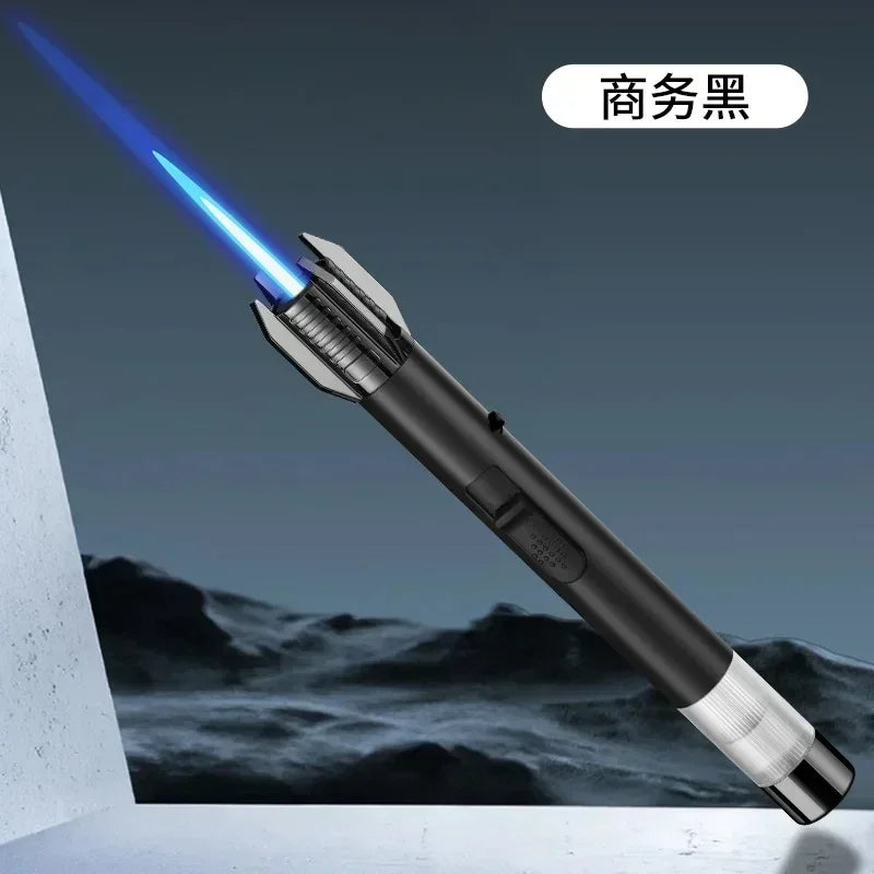 New Hot New Outdoor Windproof Turbo Torch Gas Lighter 360 ° Use Red Flame Jet Lighter Welding Gun Jewelry Welding Cigar Lighter