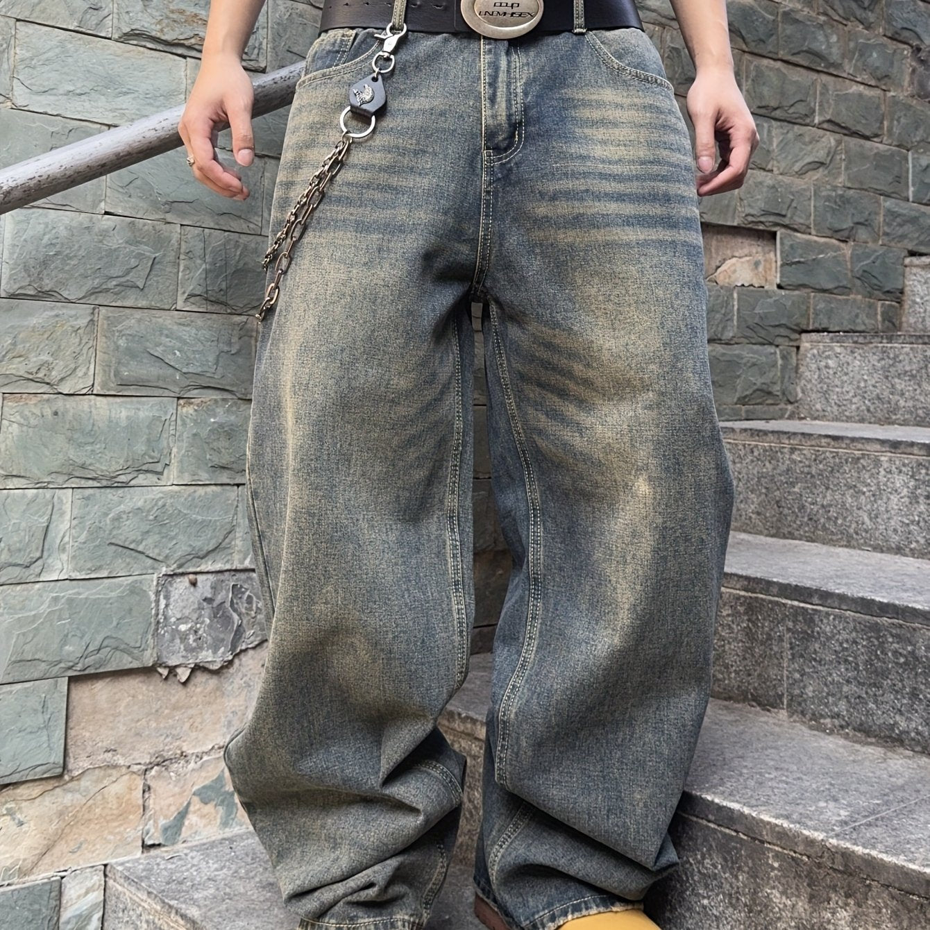 Vaqueros Urbanos de Corte Holgado – Denim Azul