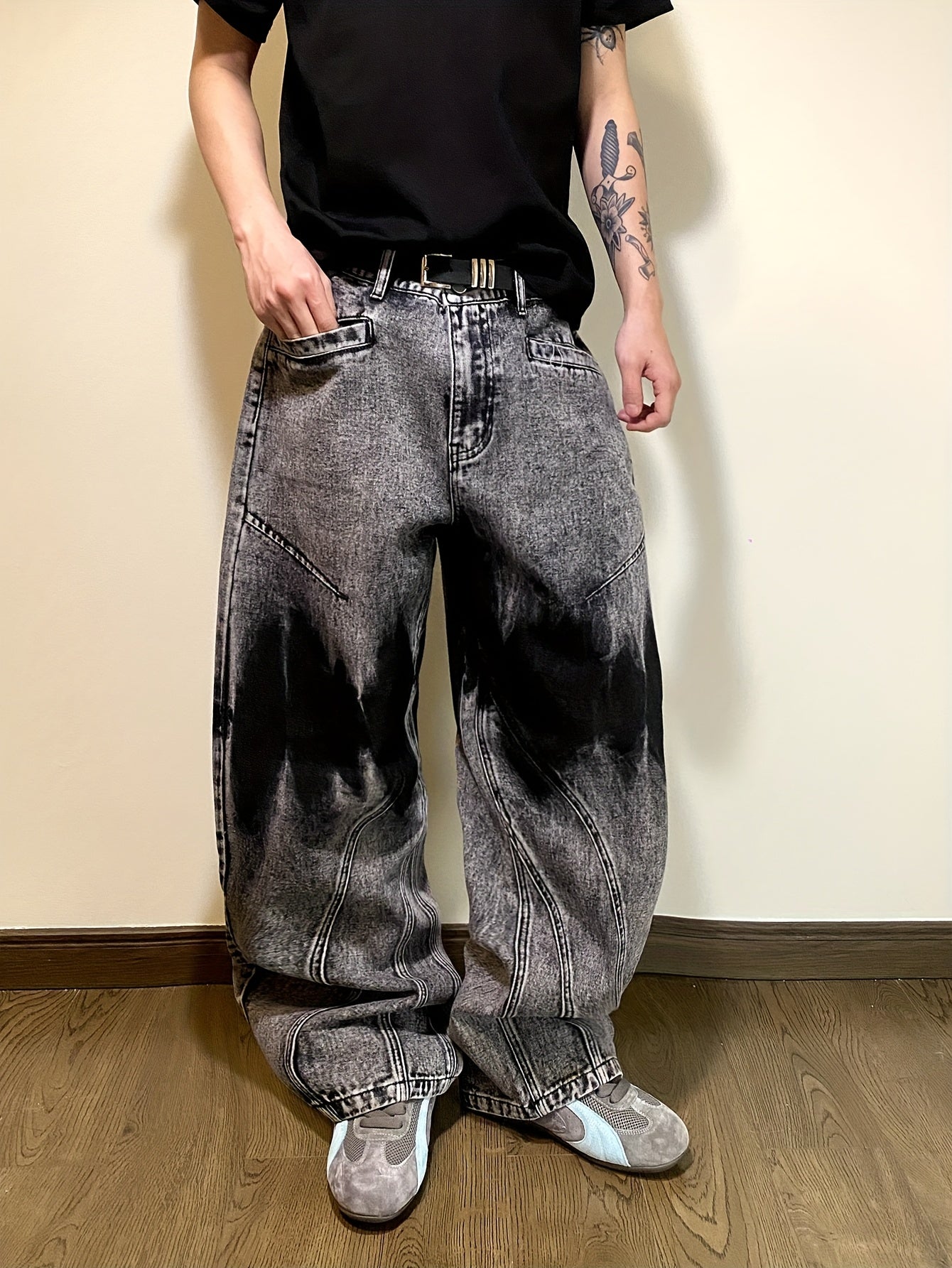 Vaqueros Urbanos Desgastados – Corte Holgado