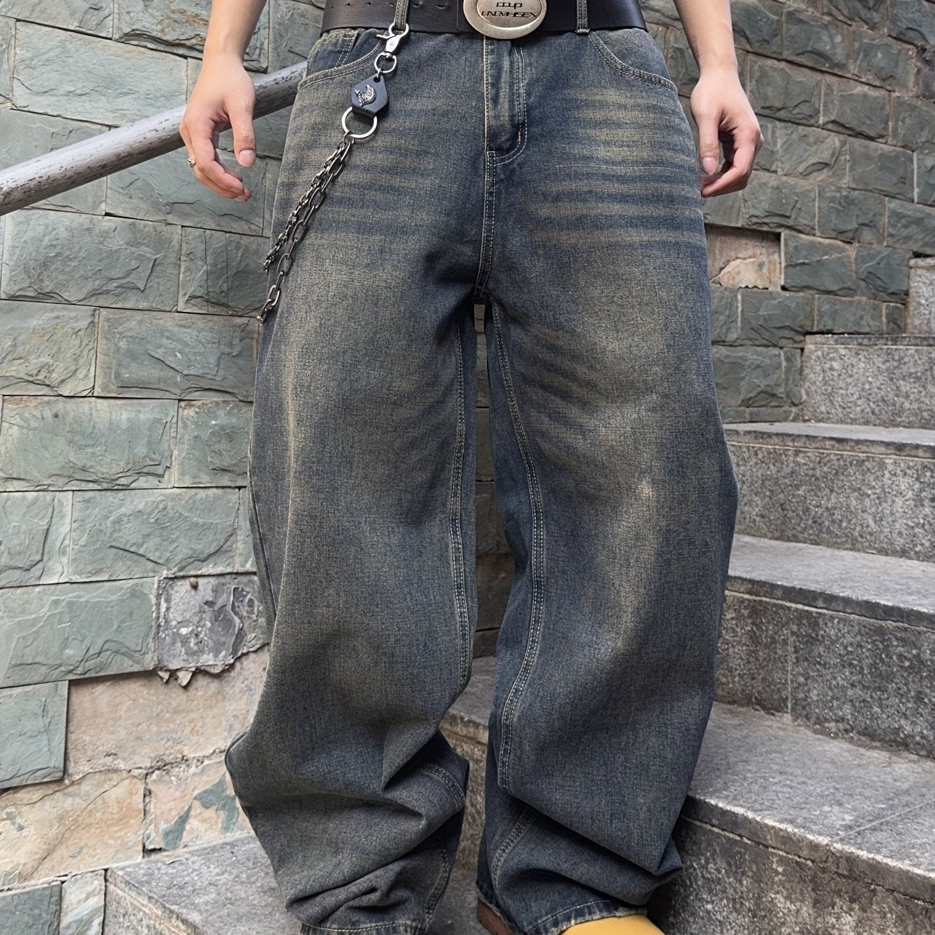 Vaqueros Urbanos de Corte Holgado – Denim Azul